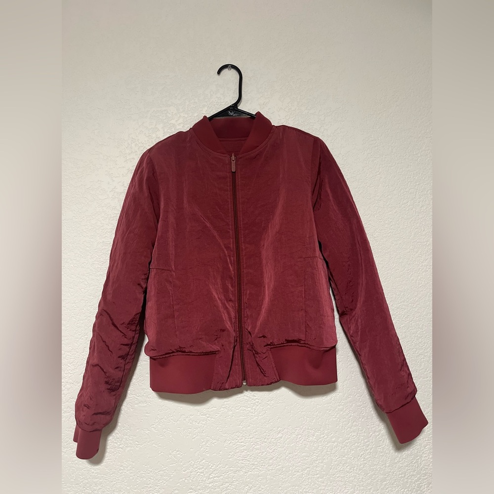 Lulumemon Large Reversible Quilted Jacket - Burgu… - image 2